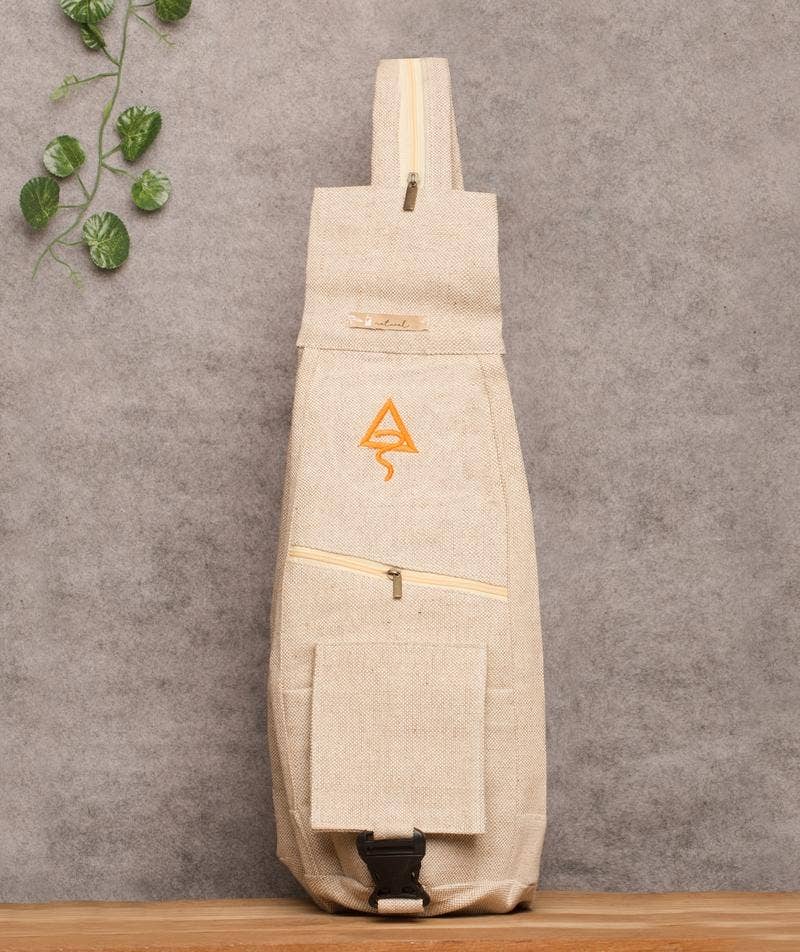 Jute Canvas Backpack
