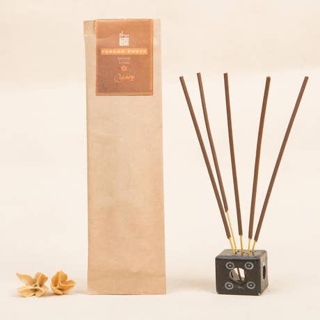 Handmade Natural Aakash Incense, 10 Sticks.