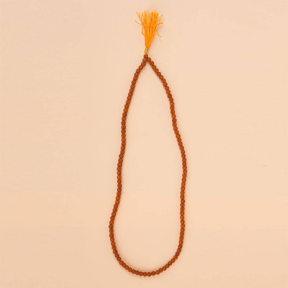 Authentic Isha Panchamukhi (five-faced) Rudraksha Mala. Consecrated at Dhyanalinga. Your cocoon of energy (5.5 mm)