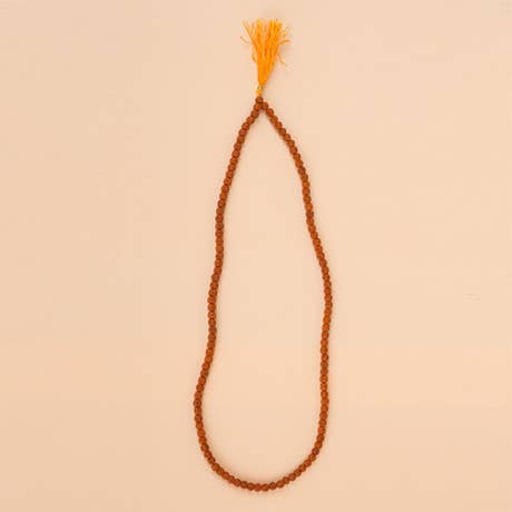 Authentic Isha Panchamukhi (five-faced) Rudraksha Mala. Consecrated at Dhyanalinga. Your cocoon of energy (5.5 mm)