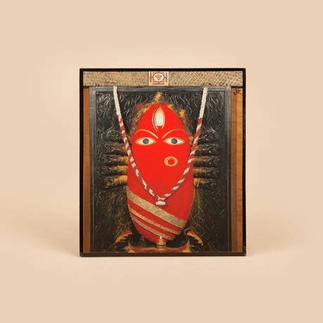 Linga Bhairavi Photo - Kumkum 6x8 (Framed with Back Stand)