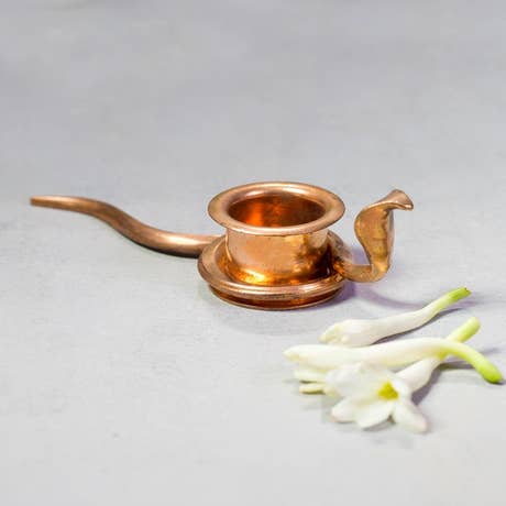 Snake Dhoop Stand (Copper)