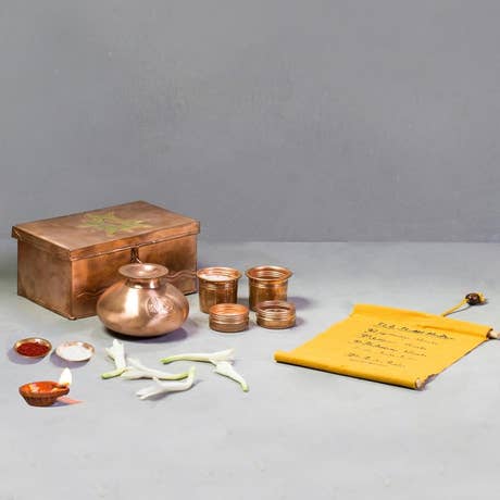 Bhuta Shuddhi Kit in Copper Box
