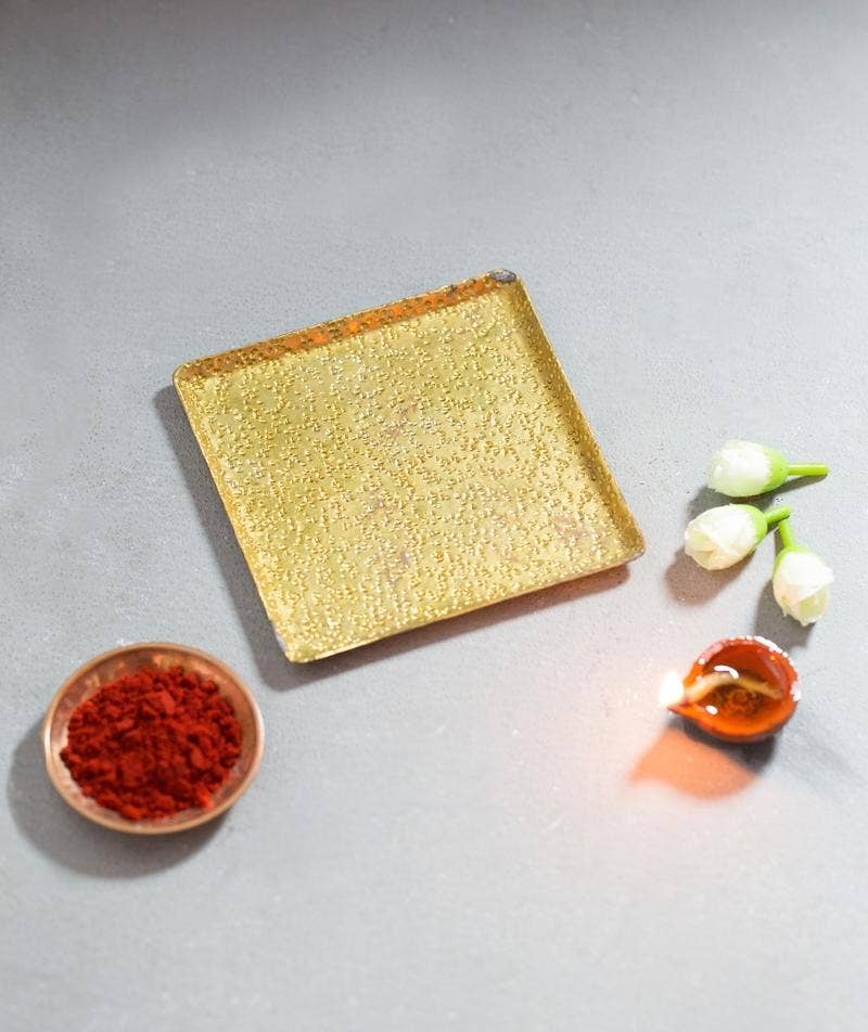 Linga Bhairavi Lamp Plate 
