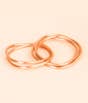 Copper Multi Bangle Set - Style 6