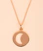 Moon Silver Pendant with Chain