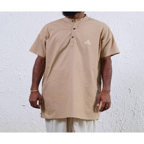 Men Hatha Yoga Teacher Kurta - Beige