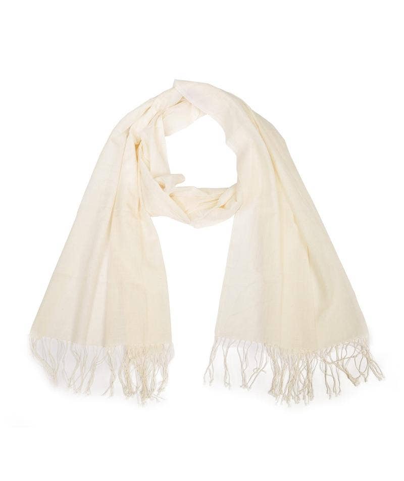Handwoven Muslin Cotton Stole 