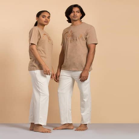 आनंद (Ananda) Copper Print Unisex T-Shirt
