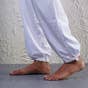 White Organic Cotton Unisex Track Pants