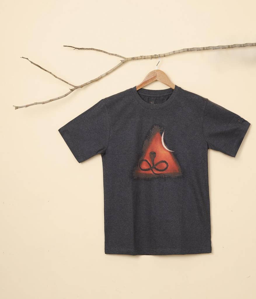 Melange T Shirt Trikona Dr.Grey