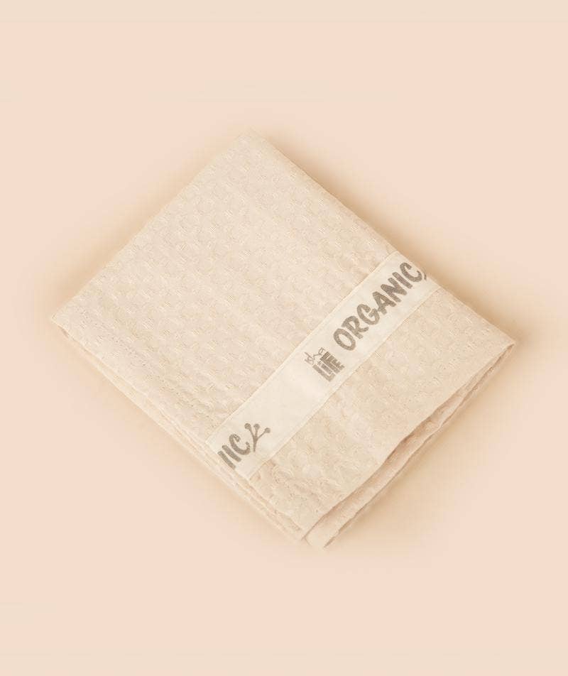 Organic Waffle Towel  - Small