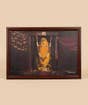 Linga Bhairavi - Yellow Brown Wood Frame - 12x18