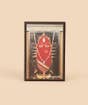 Linga Bhairavi - Red - Wooden Frame - 4x6