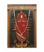 Linga Bhairavi - Red - Wooden Frame - 8x12