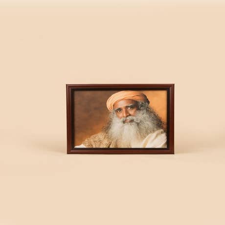 Sadhguru Photo - 8x6 (With Frame And Stand)
