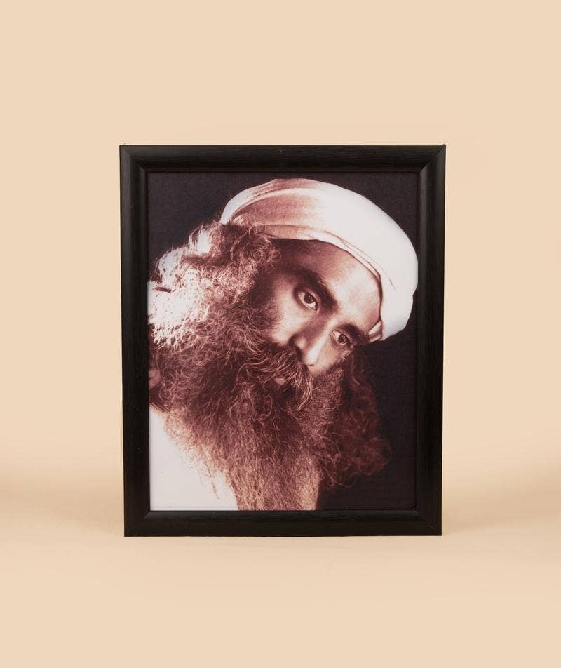 Sadhguru Photo - 8x12 (With Frame)
