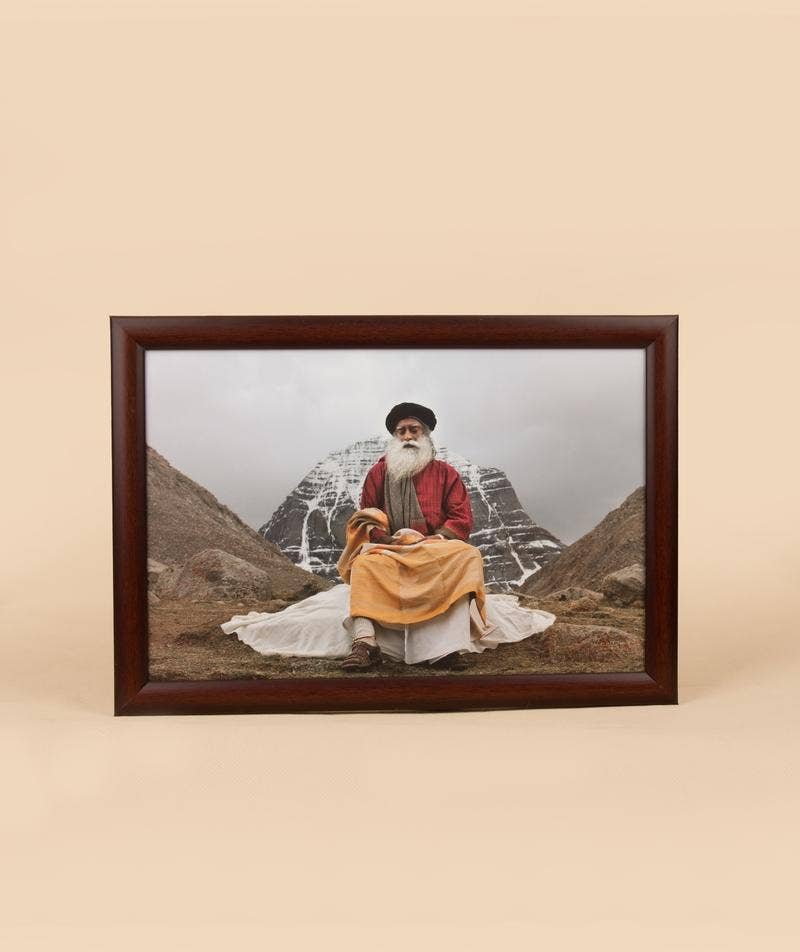 Sadhguru Photo - 12x8 (With Frame)