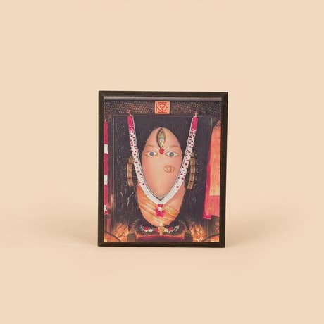 Linga Bhairavi with Bangles Photo - Sandal 6x4 (With Frame)