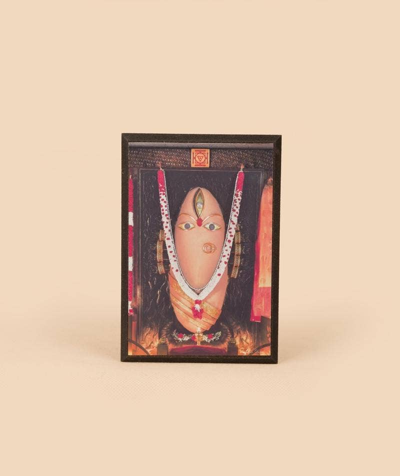 Linga Bhairavi with Bangles Photo - Sandal 6x4 (With Frame)