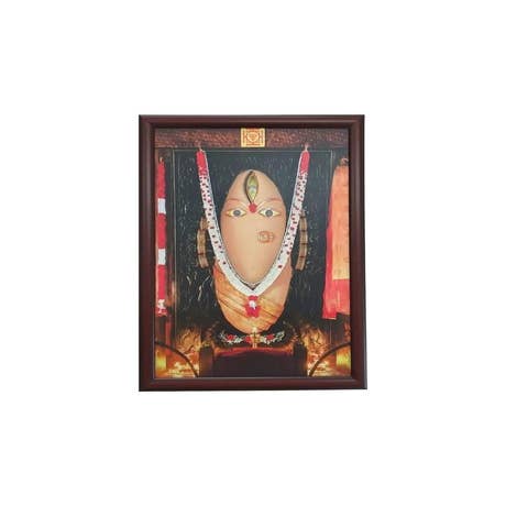 Linga Bhairavi with Bangles Photo - Sandal 6x8 (With Frame)