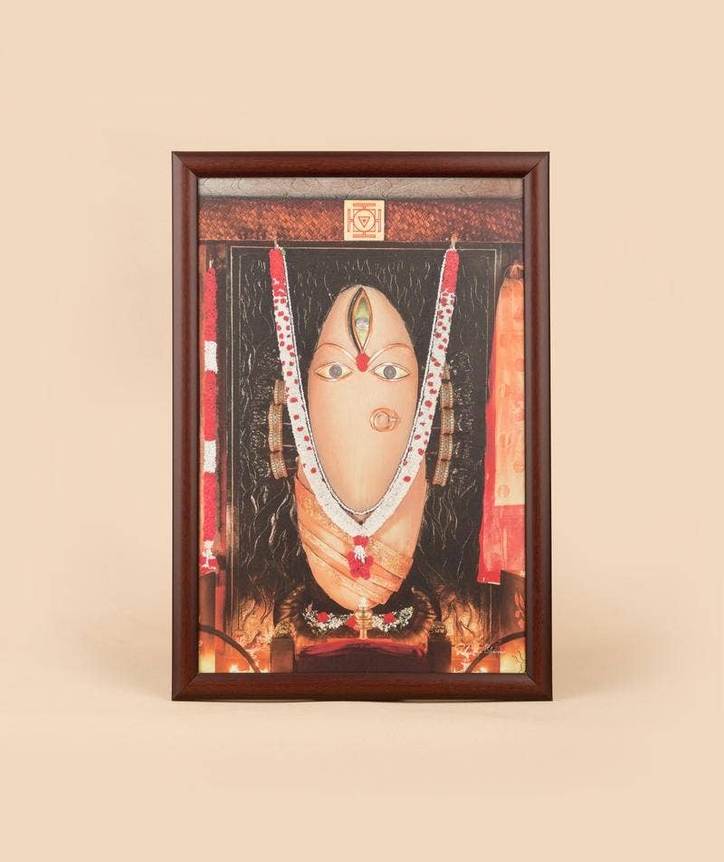 Linga Bhairavi with Bangles Photo - Sandal 10x15 (With Frame)