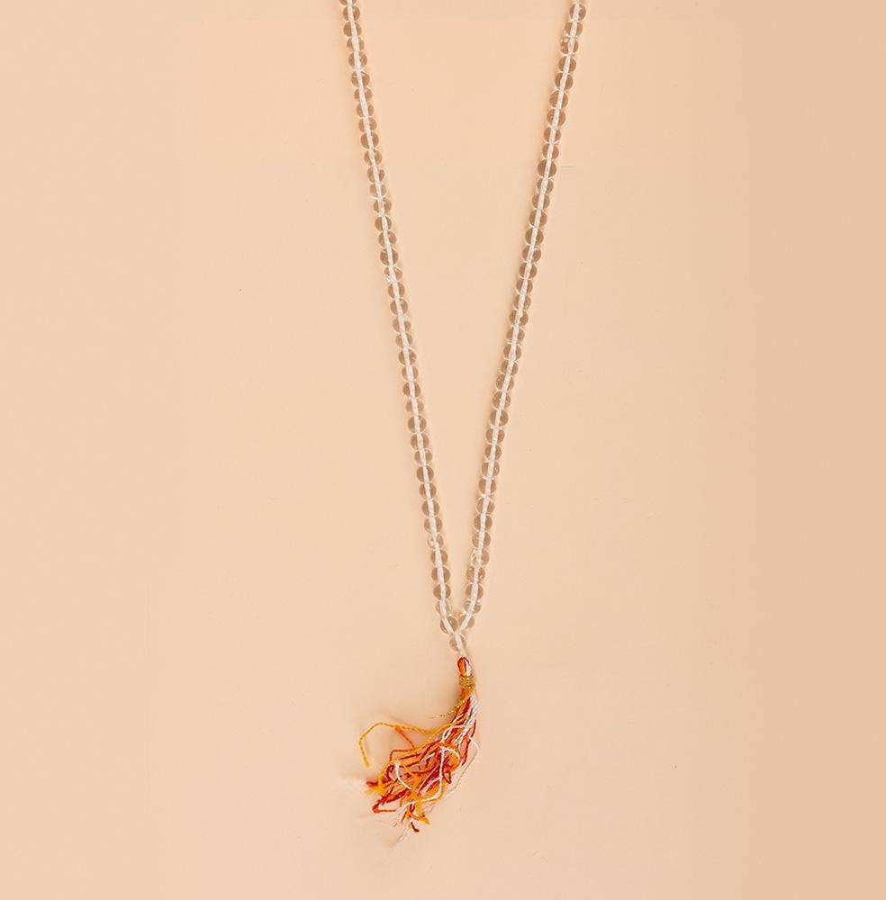 Sphatik Mala (Quartz Stones(6.1- 6.5mm))
