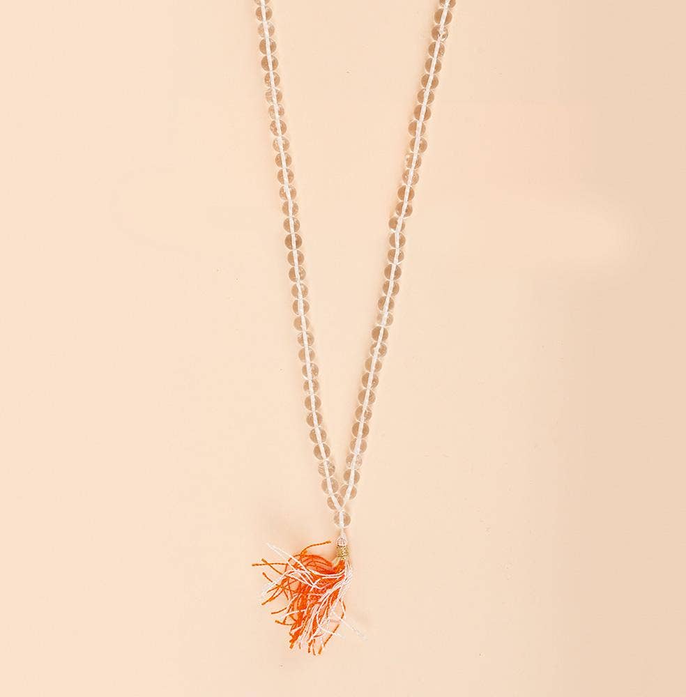 Sphatik Mala (Quartz Stones(6.6 - 7.5mm))