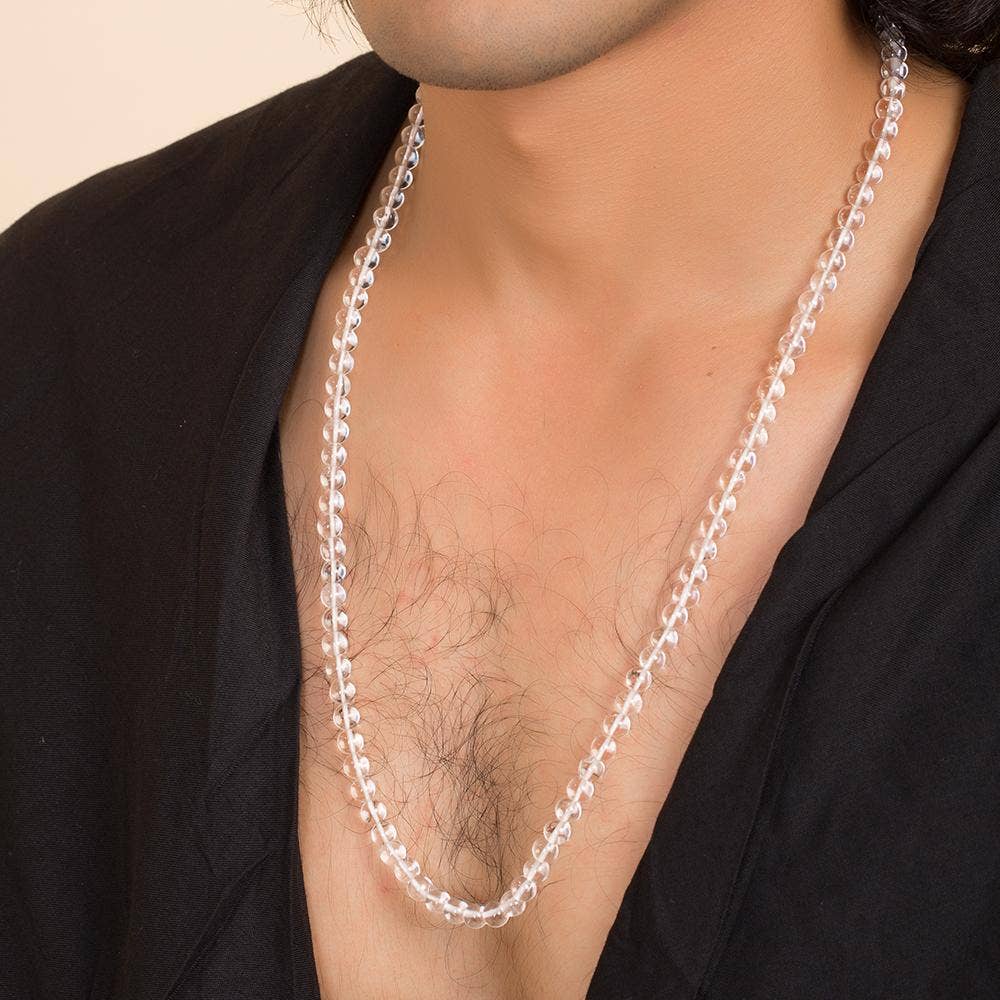 Sphatik Mala (Quartz Stones (4.5 - 5mm) )