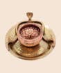 Hammered Lamp With Snake