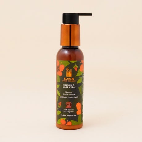 Hibiscus & Aloe Vera Organic Moisturizing Body Lotion, 100ml