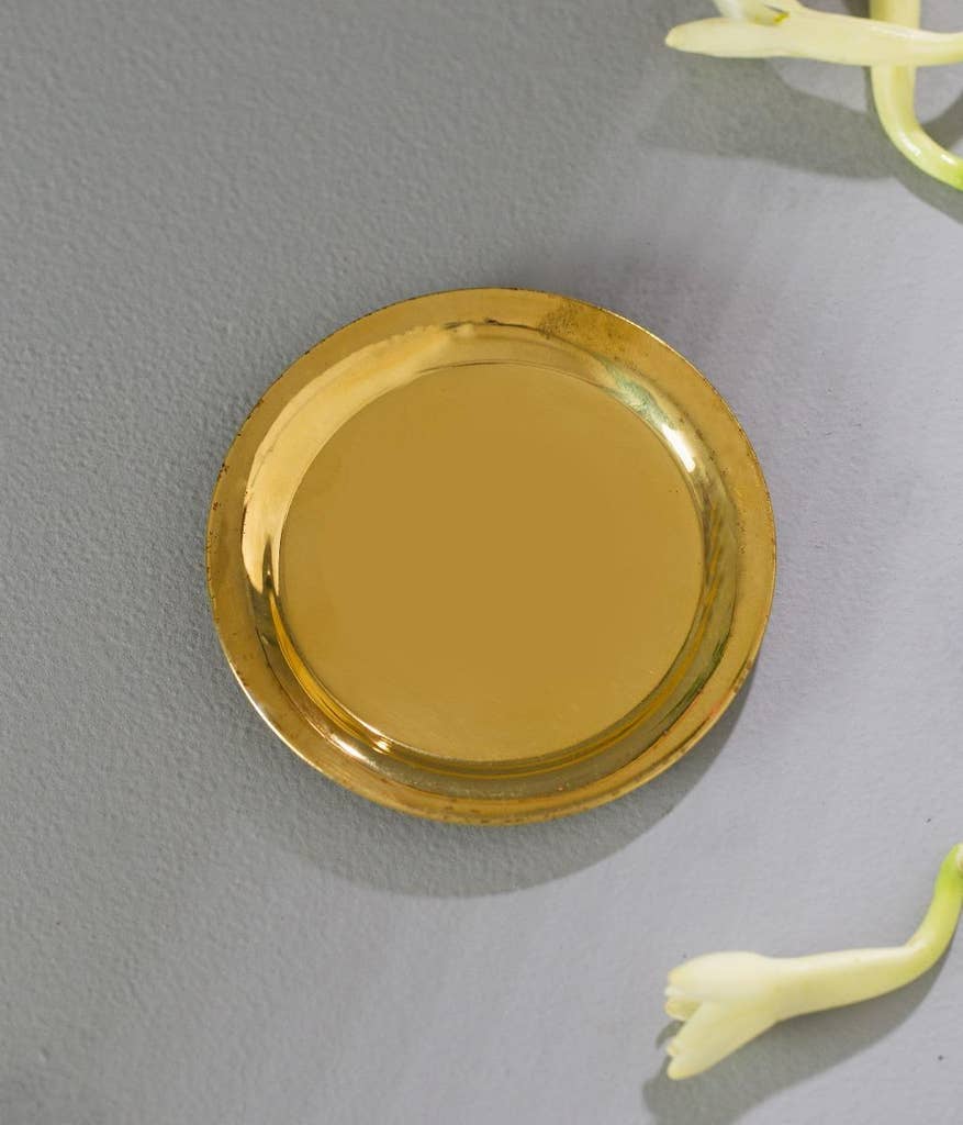 Sannidhi Small Brass Plate