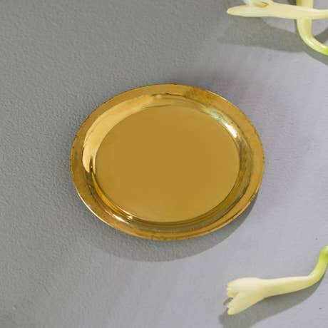 Sannidhi Small Brass Plate