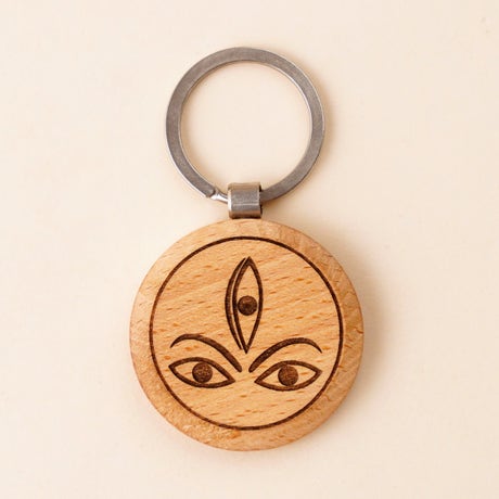 Devi Wooden Keychain  - Trinetrini