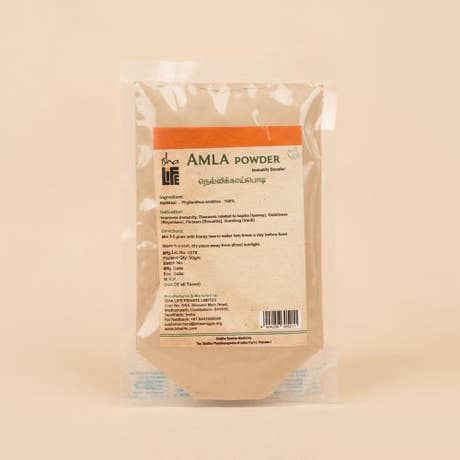 Amla Powder (Indian Gooseberry). preservative free. Immunity booster. For healthy hair and skin (50gm)