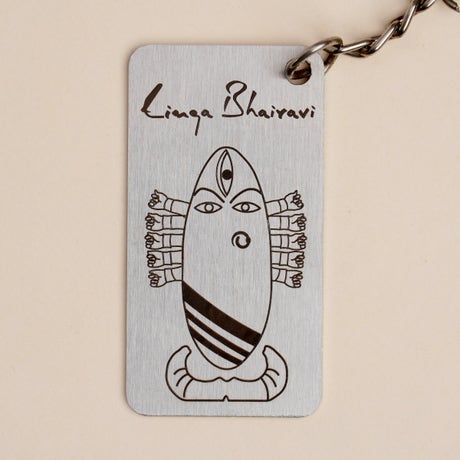 Linga Bhairavi Metal Keychain