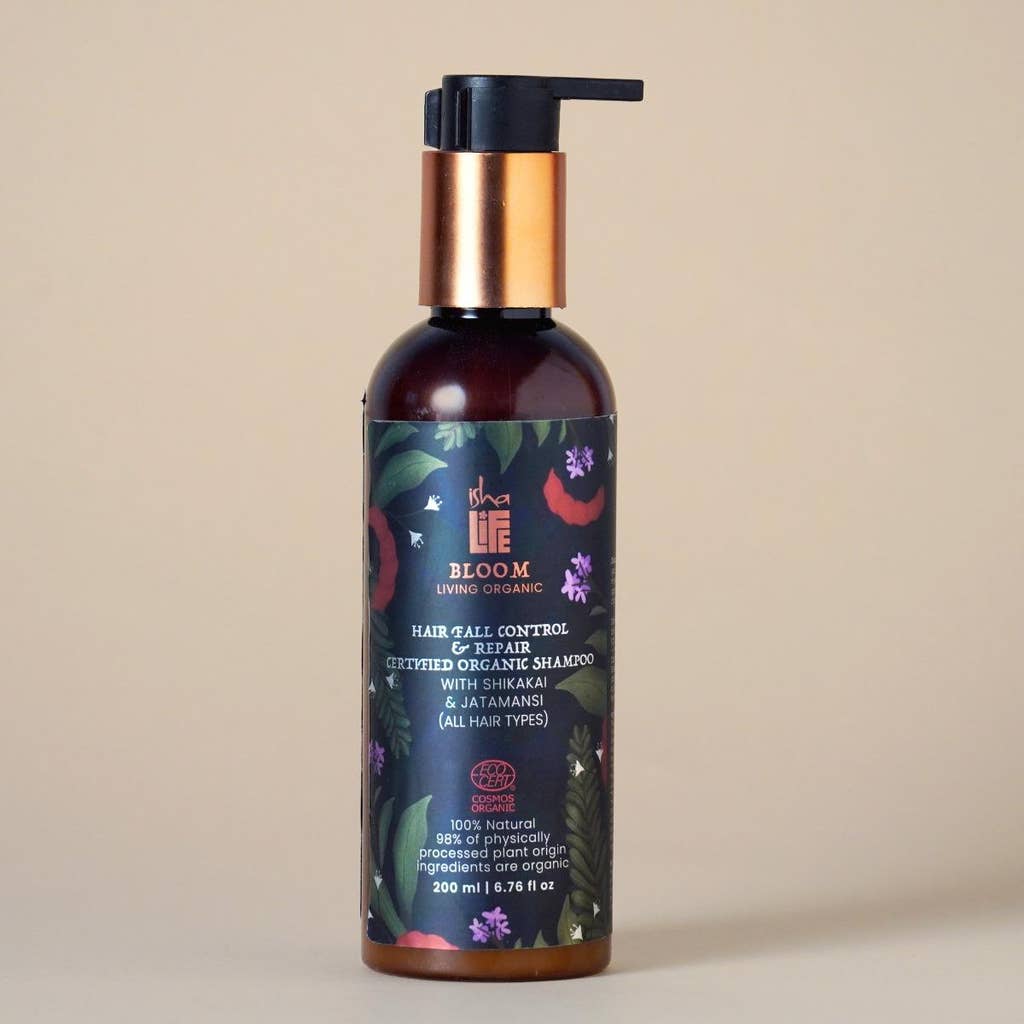 Hairfall Control & Repair Organic Shampoo with Shikakai and Jatamansi(All hair types) - 200ml