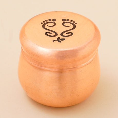 Copper Vibhuti Box (Large) - Padam
