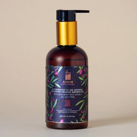 Refreshing & Age Defence Shower Gel With Acai Berry Fruit Extract (All Skin Types) -  200ml