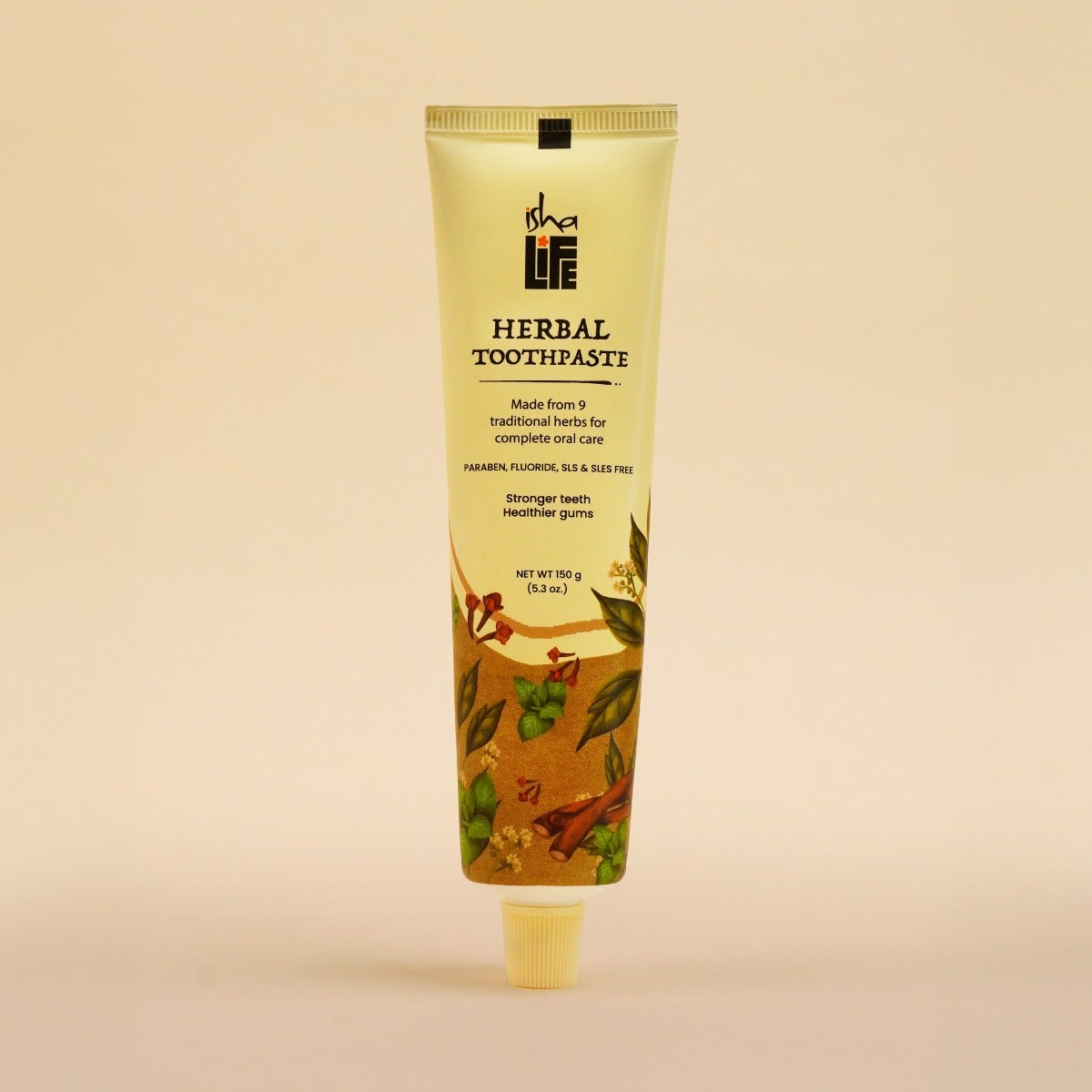 Herbal Toothpaste (Paraben, Fluoride, SLS, & SLES Free), 150 gm