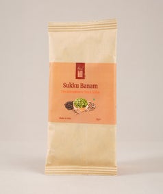 Sukku Coffee (75 gm). Ginger coriander coffee. Caffeine free. Preservative free. No artificial flavors or additives. Herbal drink for Good Health.