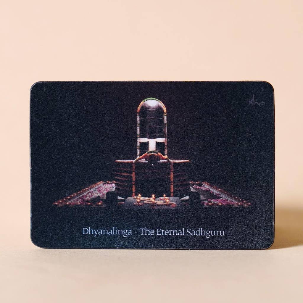 Dhyanalinga fridge magnet Small - The Eternal Guru