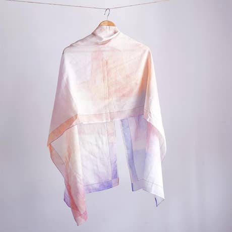 Lightweight and Luxuriously Soft Adiyogi Cotton Stole - Tranquil Harmony 
