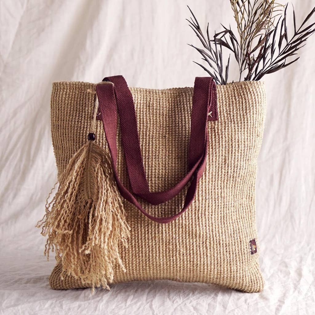 Jute Matting Bag - Natural