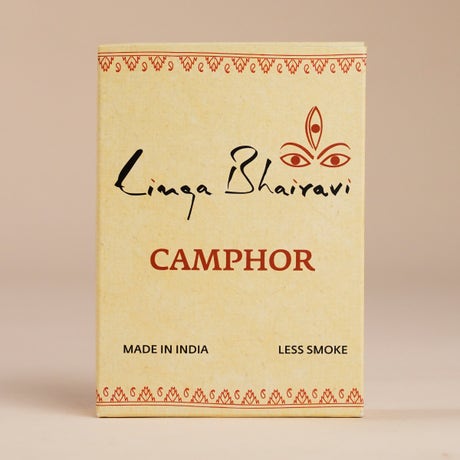 Linga Bhairavi Camphor. Emit Less smoke.