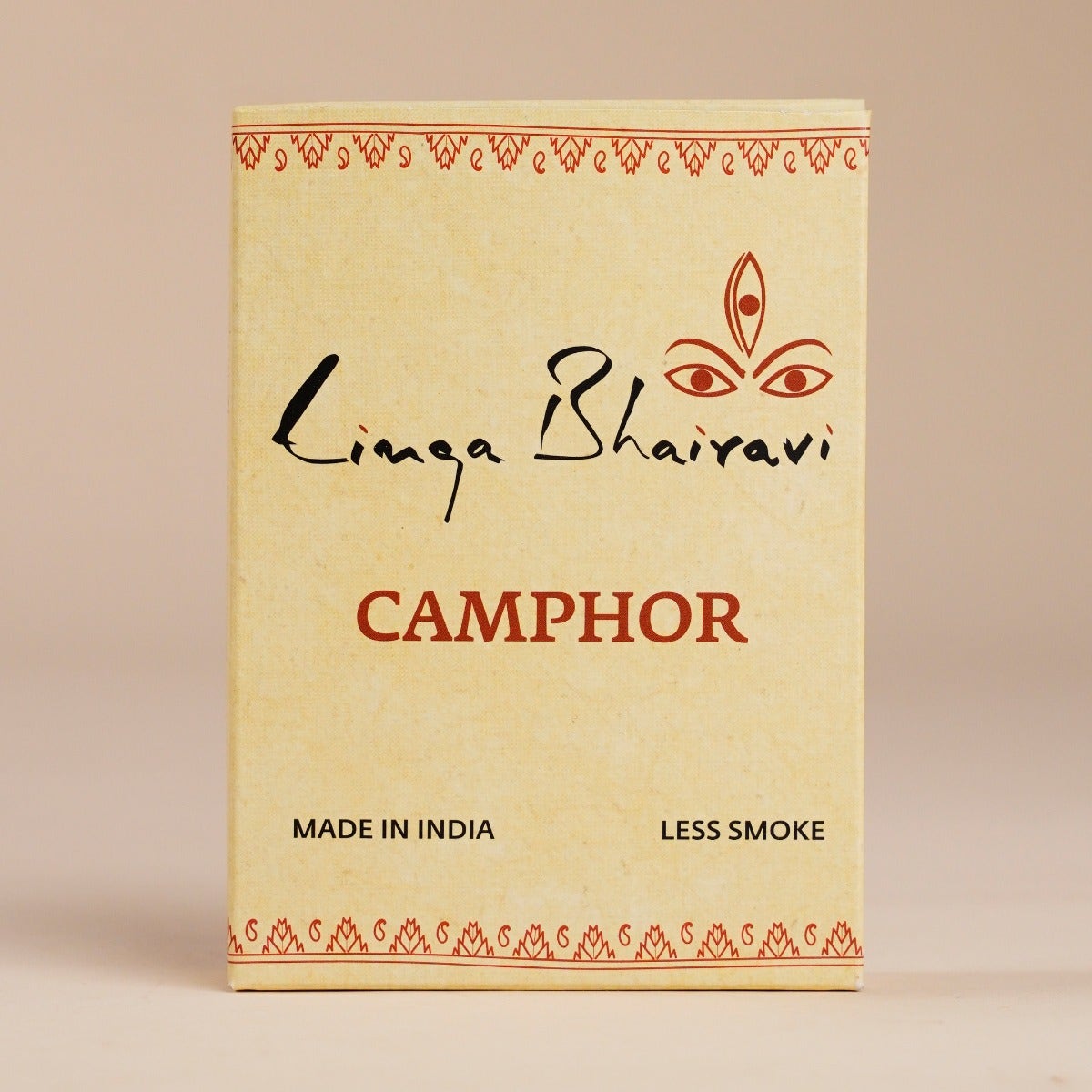 Linga Bhairavi Camphor. Emit Less smoke.