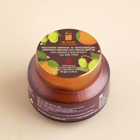 Anti Pollution & Moisturizing Day Cream with orange & noni extract (for all skin types) - 50gm