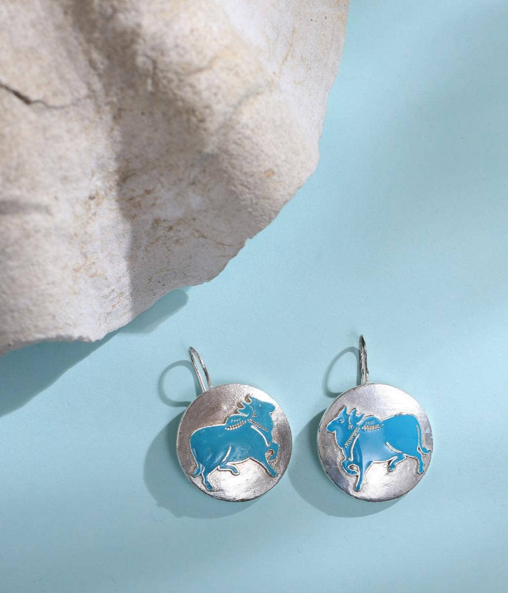 Nandi Light Blue Earrings