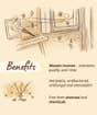 Natural Bergamot Incense, 10 Sticks  