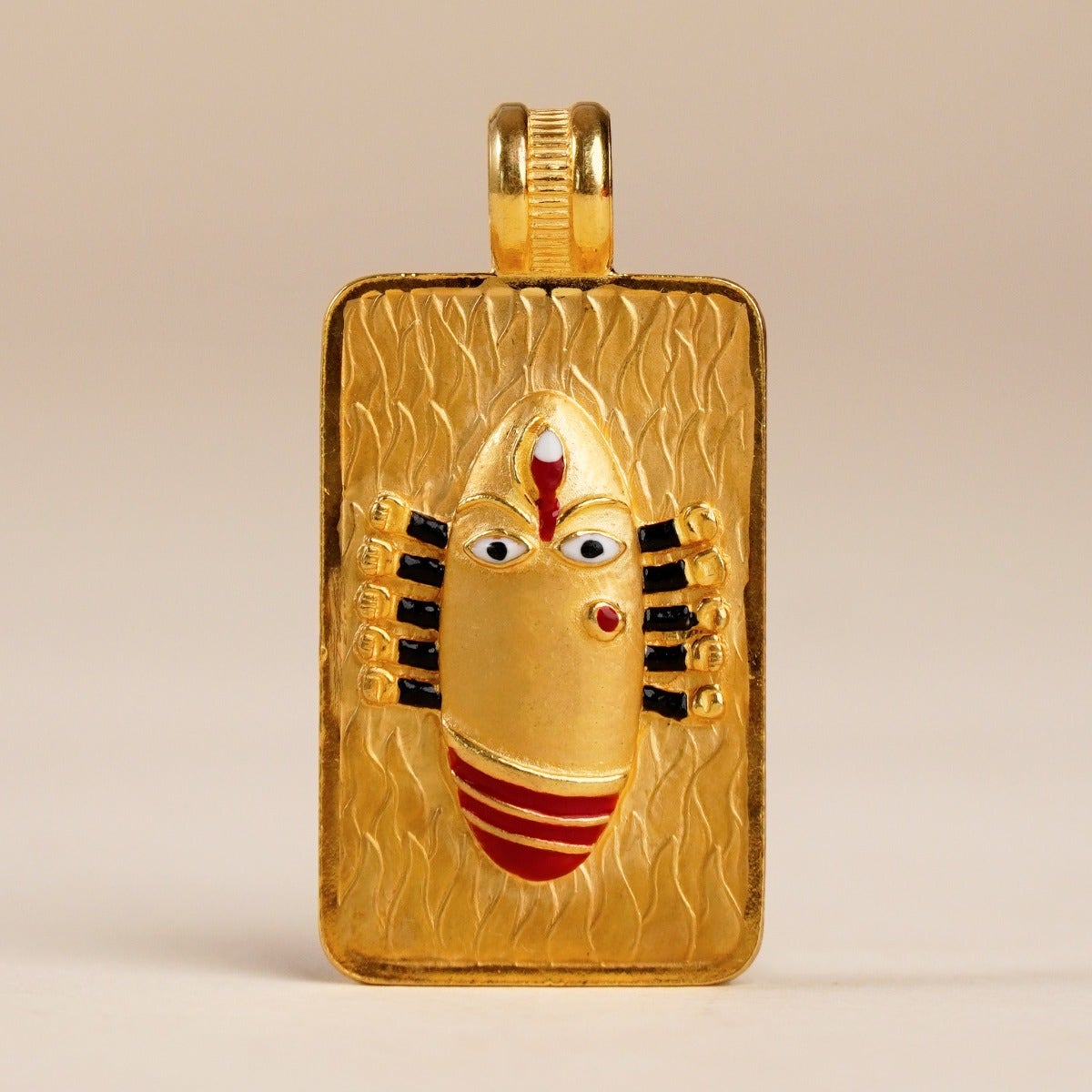 Linga Bhairavi 22KT Gold Pendant - 24 gm (Sandal) 